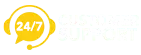 Fair Go's own badge: 24/7 customer support